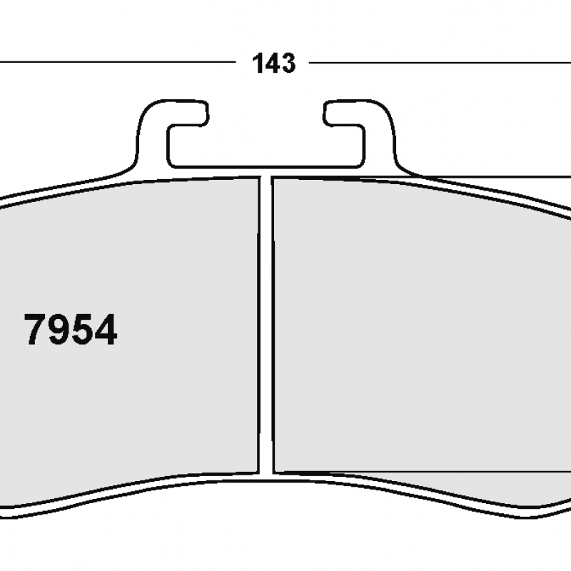 Degressive endurance compound. Race brake pads - For PFC ZR54 caliper
Brake kit 1170.0002